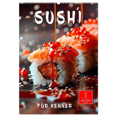 Sushi für Kenner (Wandkalender 2027 DIN A2 hoch), CALVENDO Monatskalender