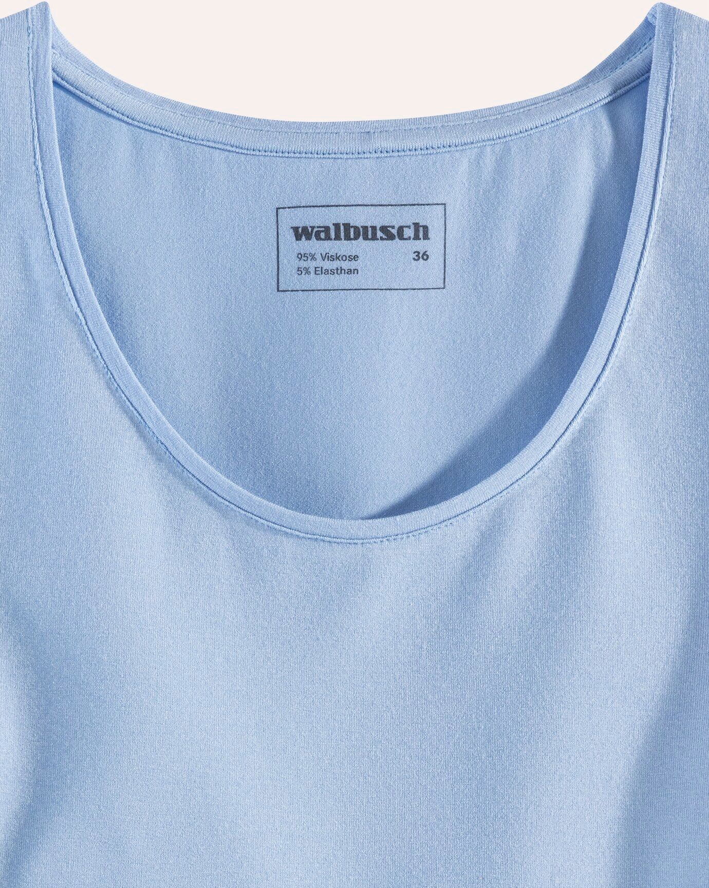 Walbusch Viskose-Top, , Farbe Blau, 36, weichfließend und bequem in vielen Farben Damen