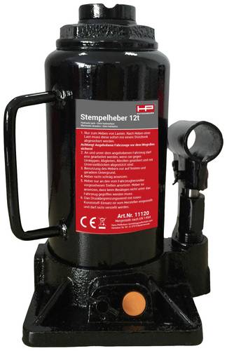 HP Autozubehör Hydraulischer Wagenheber 12 t Arbeitshöhe: 23 - 46.5cm