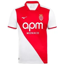 Mizuno, Herren, Sportshirt, Heimtrikot AS Monaco 2026/27 (L), Rot