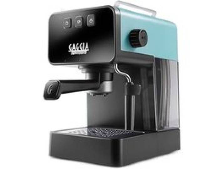 Machine à café - Gaggia - Espresso Deluxe - Manuelle - 15 bar - Mousseur à lait Vert rivière