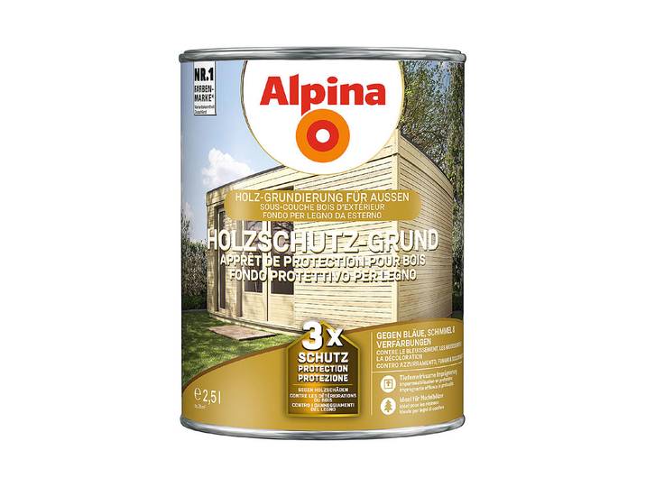 Alpina Holzschutz-Grund Farblos 2.5 l