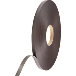 Magnetband ohne Kleber 25 mm | 200 m | 1 mm, Ferrit, schwarz