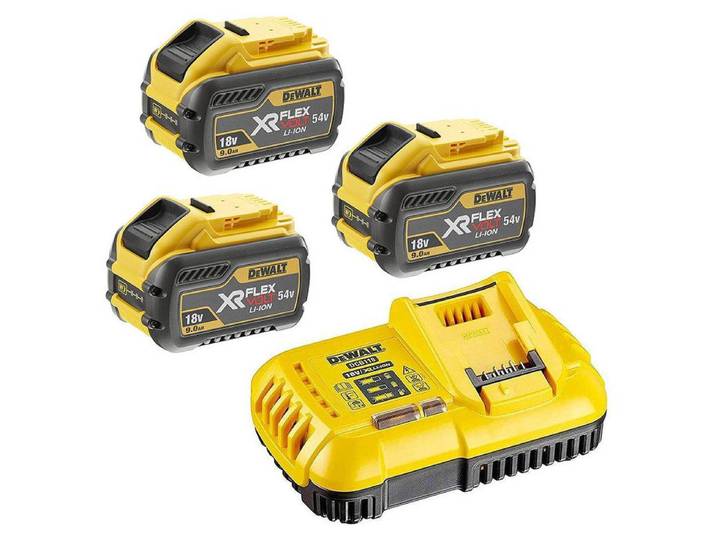 DeWALT DCB118X3-QW DEWALT Flexvolt Starter-Set 3xAkku 54V /162 Wh