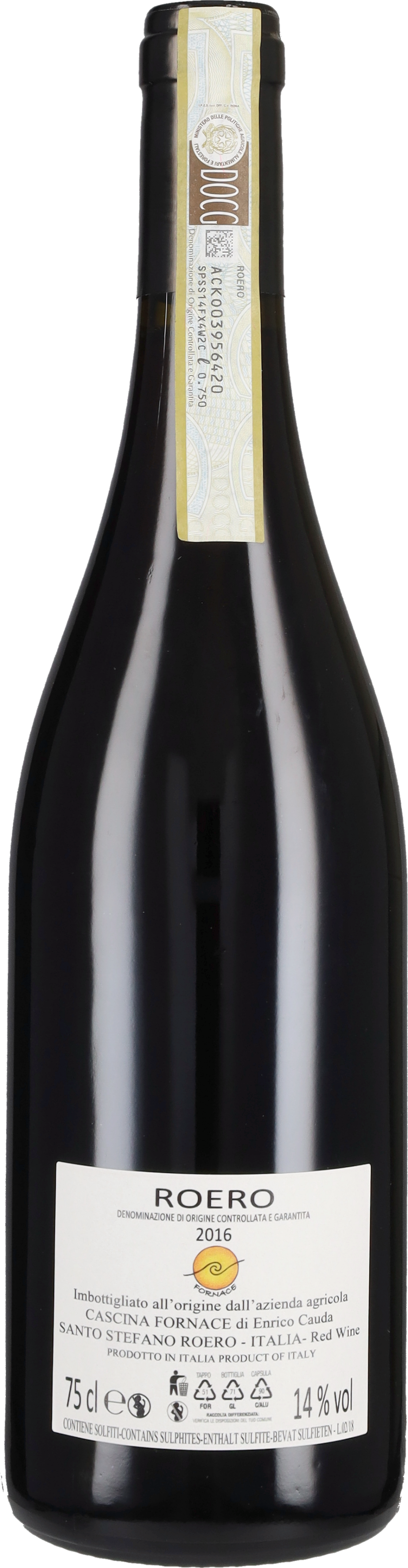 Cascina Fornace Roero Rosso 'Valdovato' 2016