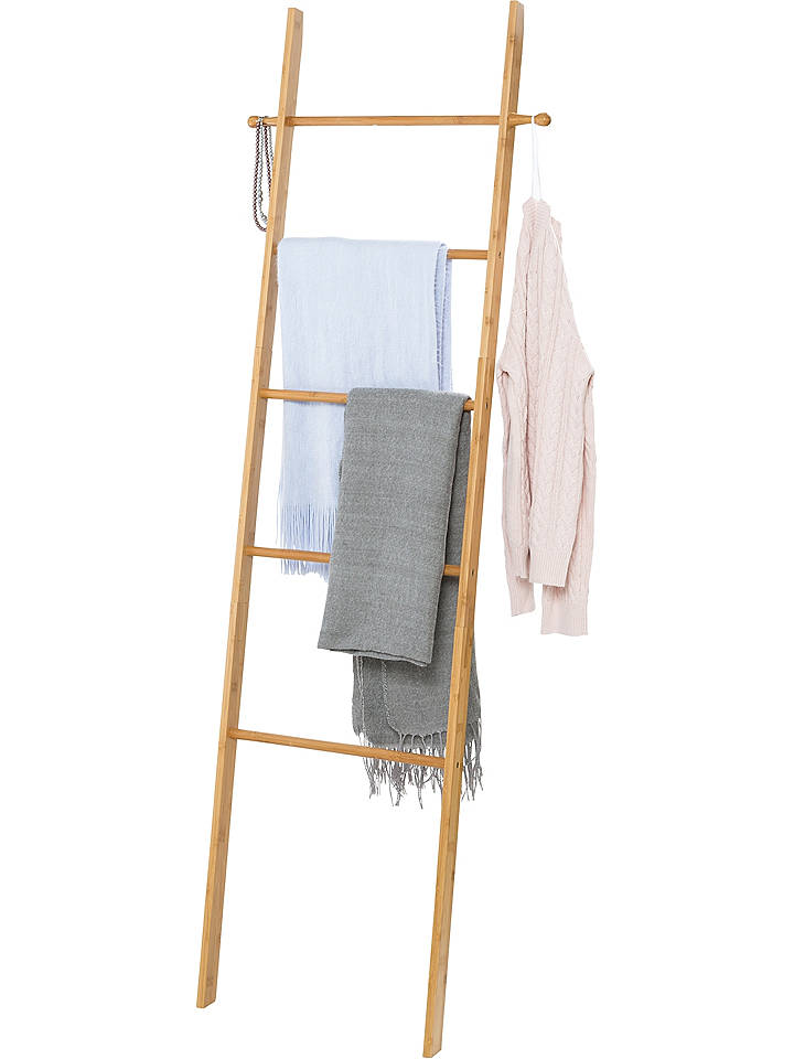 Wenko Handtuchleiter "Bahari" in Natur - (B)43 x (H)170 x (T)33 cm - onesize