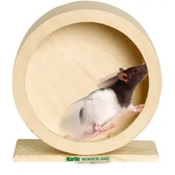 Karlie - BOGIE WHEEL Holz-Laufrad für Nager - 20 cm