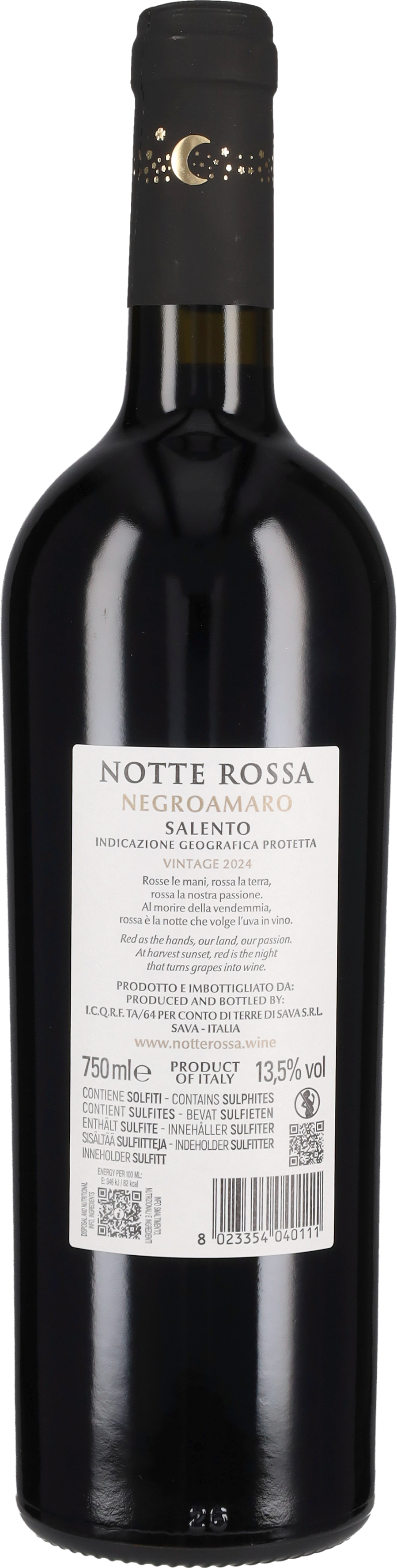 Negroamaro Notte Rossa 2025