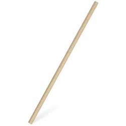 VEPATIM 1000x Papiertrinkhalme für Kaltgetränke gerade natur 20 cm O 6 mm