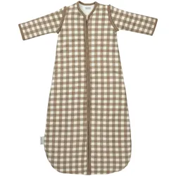 Meyco Baby Ganzjahresschlafsack mit abnehmbaren Ärmeln 2.5 TOG, braun, 90