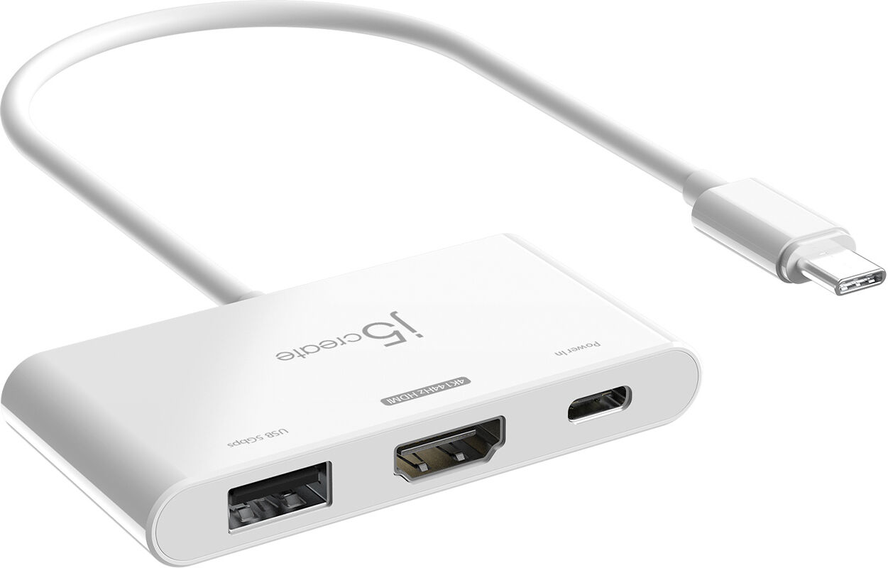J5create Usb-C Till 4k Hdmi Adapter - Usb-A - Usb-C 100w Pd
