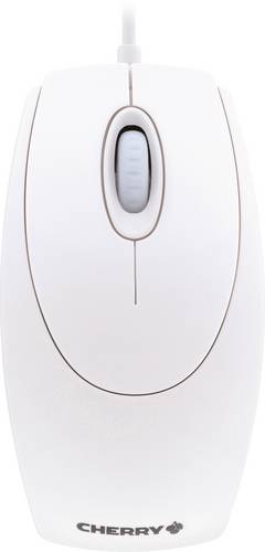 CHERRY Wheelmouse Optical Maus USB Optisch Weiß 3 Tasten 1000 dpi