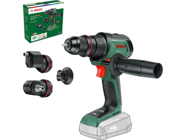 BOSCH Home & Garden 06039E2003 BOSCH Home & Garden AdvancedDrill 18V-80 QuickSnap Akku-Bohrschrauber 18\,0 V\, ohne Akku