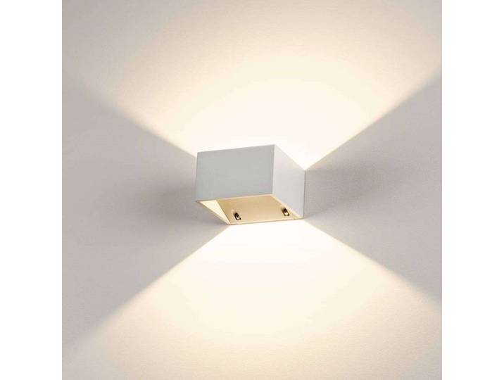 Logs Wandleuchte Square LED IP44 White - SLV - Wohnzimmer - Aluminium