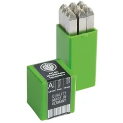 Schlagzahlensatz 9-teilig, extra schwere Qualität SH 12mm vernickelt
