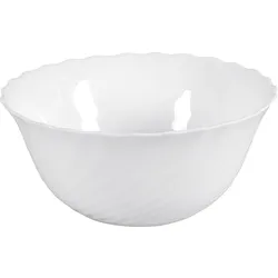 6x Luminarc Schale Trianon Ø18cm weiss, Schüssel + Schale, Weiss