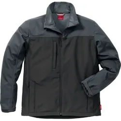 Softshelljacke "4119 SSR" Icon Two - 3XL - schwarz/grau