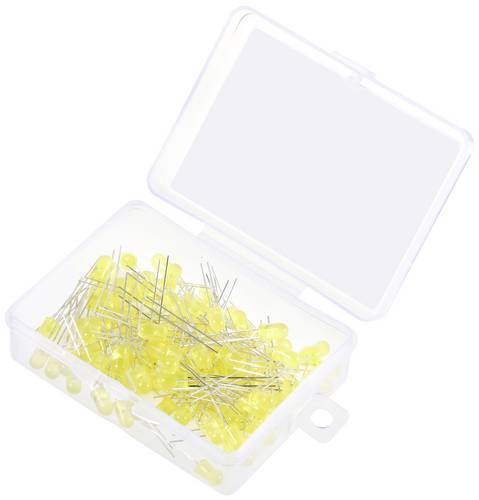 TRU COMPONENTS LED bedrahtet Gelb Rund 5mm 420 mcd 30° 20mA 1.8 V, 2.4V