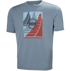 Helly Hansen, Herren, Funktionsshirt, Race Graphic T-Shirt (S), Blau