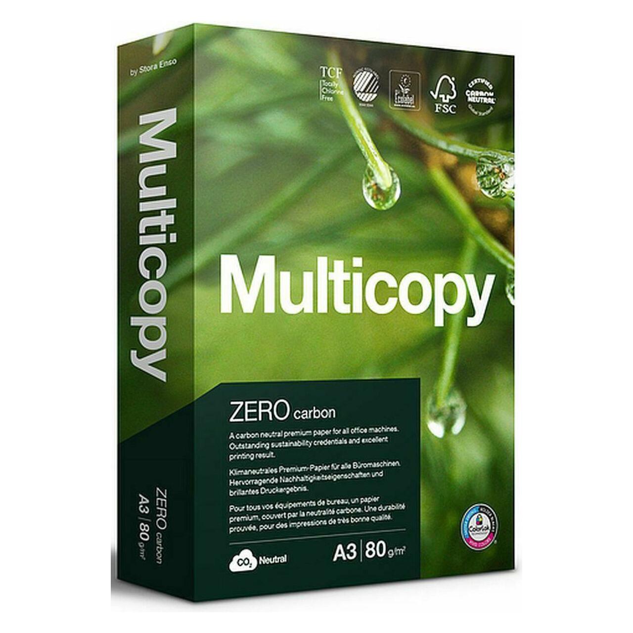 Multicopy Universalpapier zero FSC (A3, 500 Blätter, 80 g/m²) (88209648)