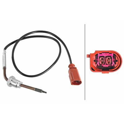 Hella Sensor, Abgastemperatur [Hersteller-Nr. 6PT010376-861] für Audi