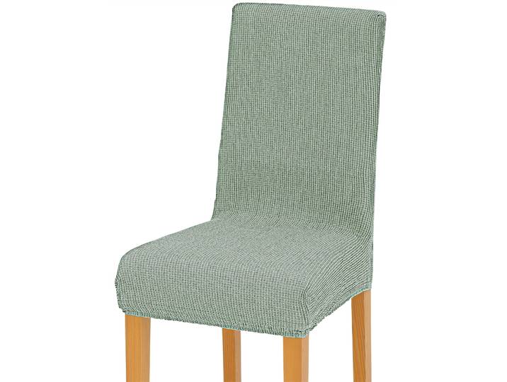 Stuhlhusse Gr. 1, grün, Blacklist, 60% Polyester, 35% Baumwolle, 5% Elasthan, Hussen, Stuhlhusse