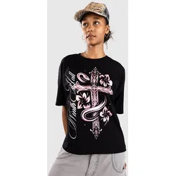 Ninth Hall Heavenly Cross T-Shirt black Gr. L