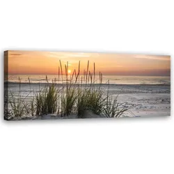 WANDBILD sonnenuntergang am strand