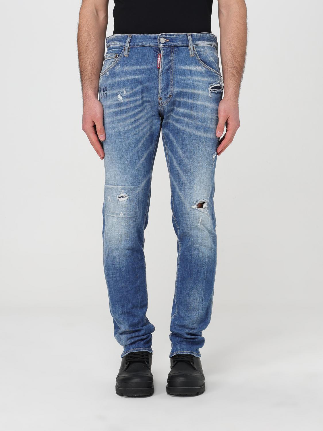 Skater Coole Jongen Jeans Versleten