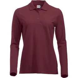 CLIQUE Classic Marion langarm Poloshirt Damen 38 - bordeaux XL