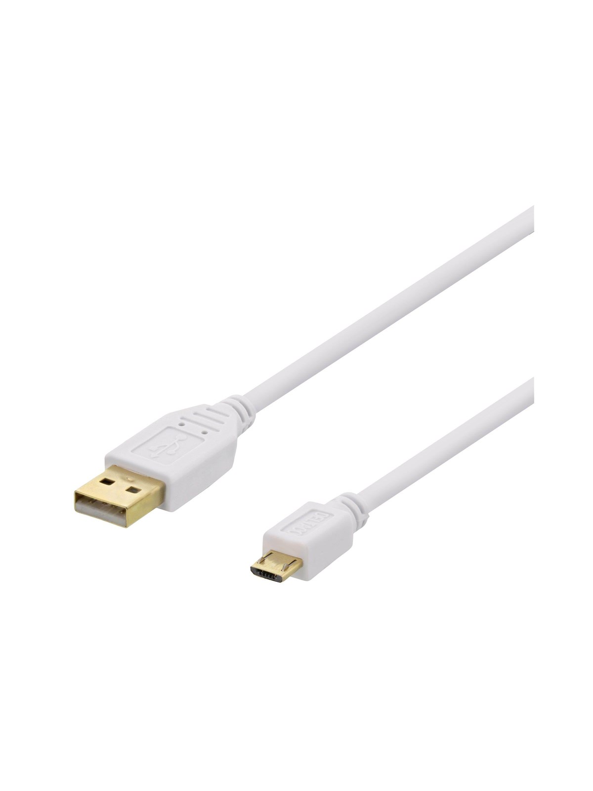 Deltaco USB 2.0 Cable Type A (M) Type Micro B (M) - 1 m