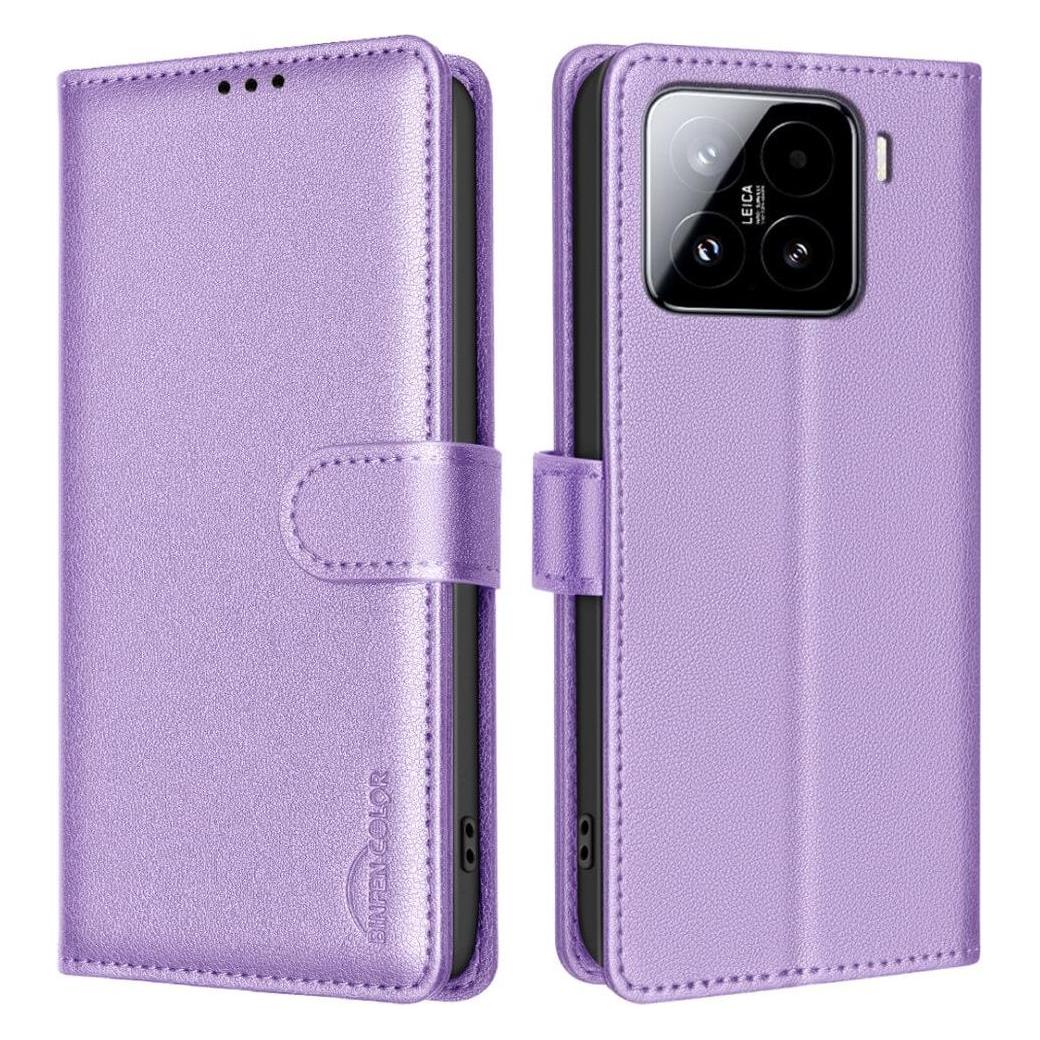 Binfen Color Xiaomi 15 Pro - BINFEN Leder Etui Hülle mit RFID Blocker (Xiaomi 15 Pro) (54856898)