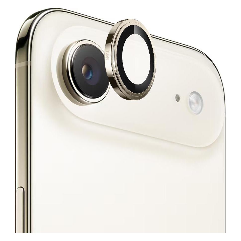 BlueO - Sapphire Crystal Original Lens Glass - iPhone 17 Air - Gold (Apple iPhone 17 Pro) (62271941)