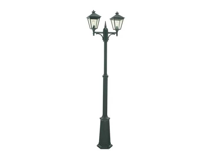 London 2 Buiten Park Lamp Breed Zwart - Norlys - Terras - Aluminium