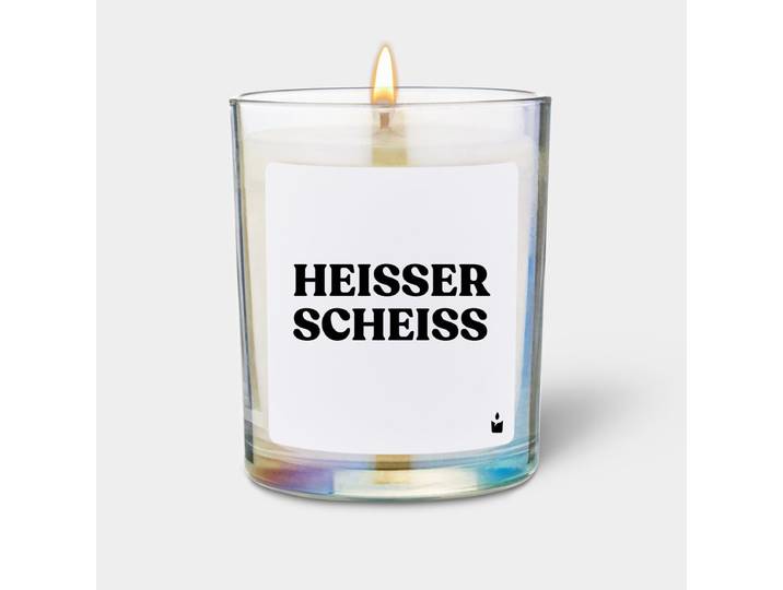 Duftkerze Rainbow Woody Heisser Scheiss