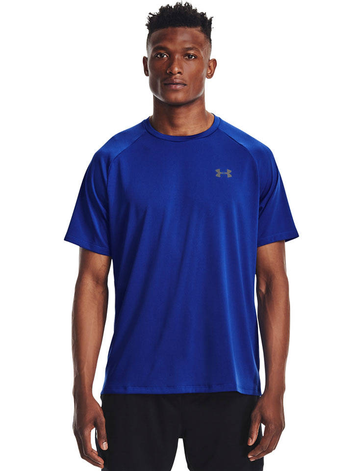 Under Armour Trainingsshirt "Tech 2.0" in Blau - M