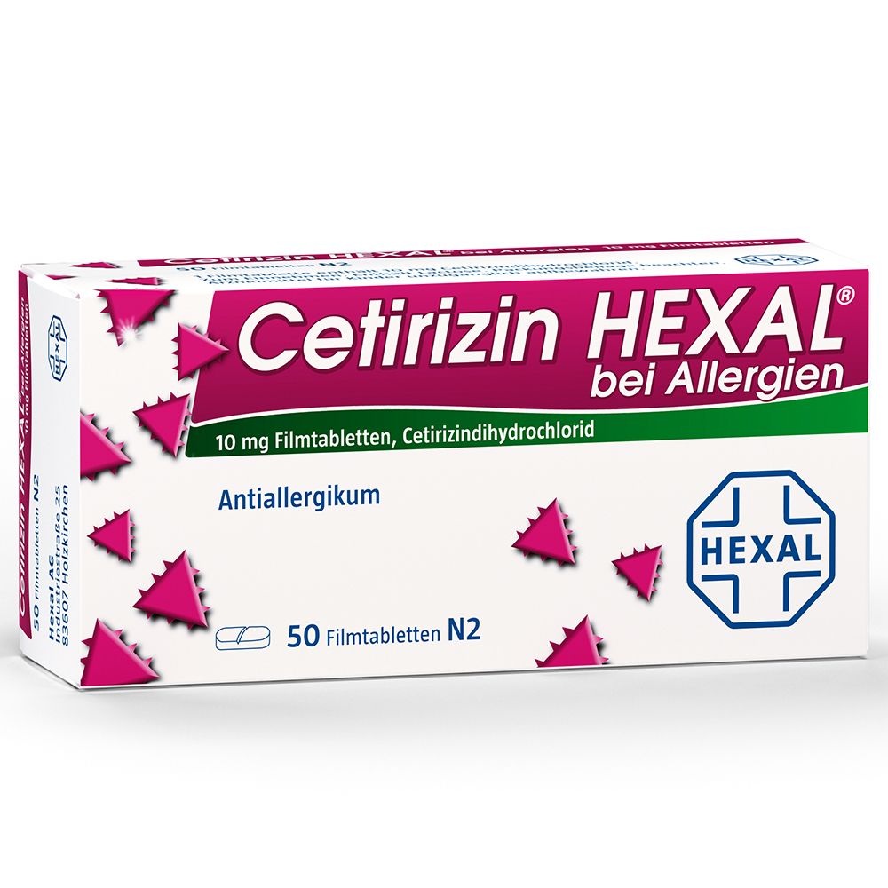 Cetirizin Hexal Filmtabletten bei Allergien 50 St