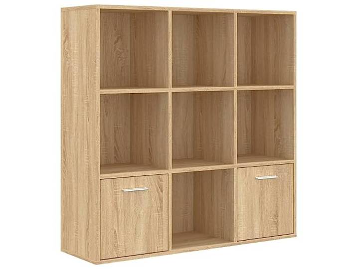 vidaXL Bibliothèque Chêne Sonoma 98x30x98 cm Bois d’ingénierie