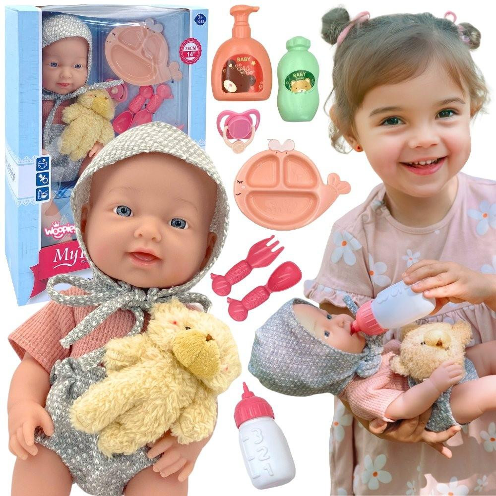 Woopie Royal babypop 36 cm in teddybeeroutfit