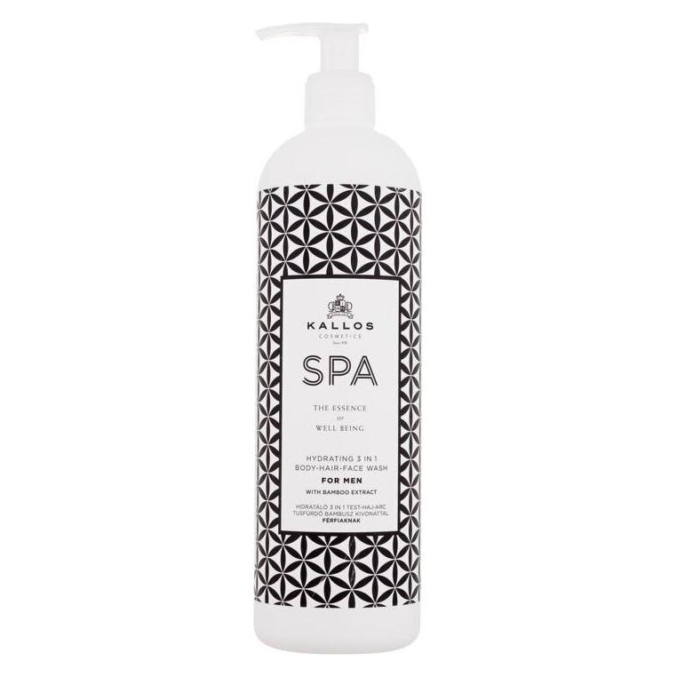 Kallos Spa For Men 3in1 - 500ml Face, Body, Hair (500 ml) (49071550)