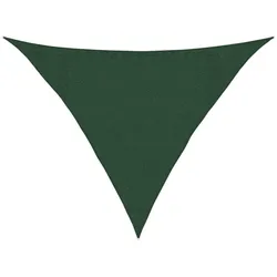 vidaXL Sonnensegel 160 g/m2 Dunkelgrün 3,5x3,5x4,9 m HDPE