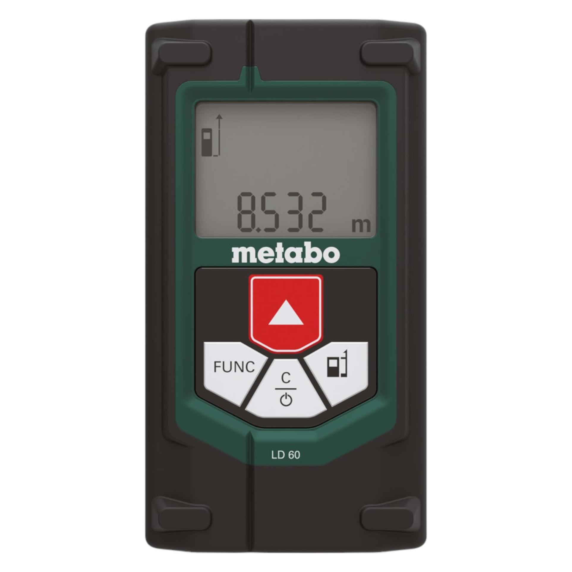 Metabo Laser-Distanzmessgerät LD 60 Karton (60 m, 635 nm, Laserentfernungsmesser) (606163000)