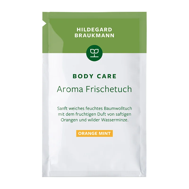 Hildegard Braukmann Aroma Frischetücher Orange Mint, 10 Stück 05528