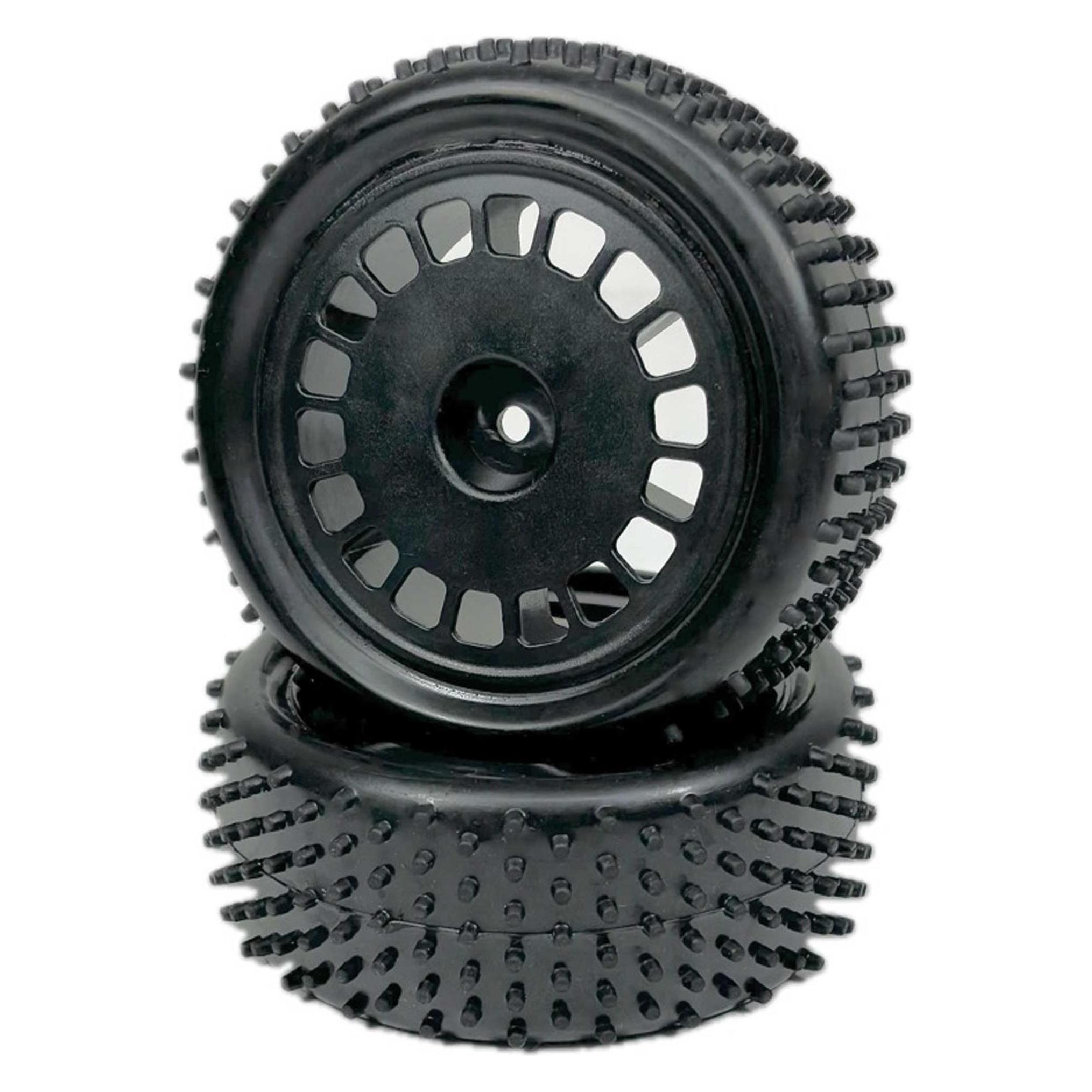 Absima 1:10 Buggy Räderset "Mini Pin" vorne schwarz (2) (2500054)
