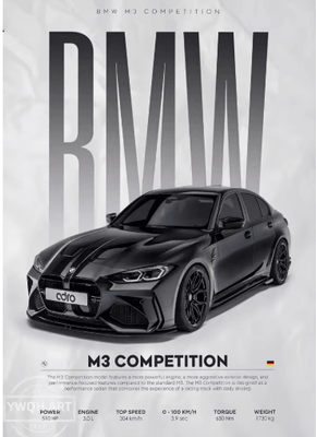 Inspire Picks Luxury Supercar Wall Art Black Car Poster Modern Automotive Canvas Decor bw009 6 40x60cm Unframed