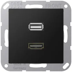 Jung Multimedia-Anschlusssystem MA A 1163 SWM