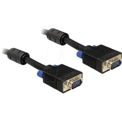 DELOCK 82556 - VGA Monitor Kabel 15-pol VGA Stecker, 1 m