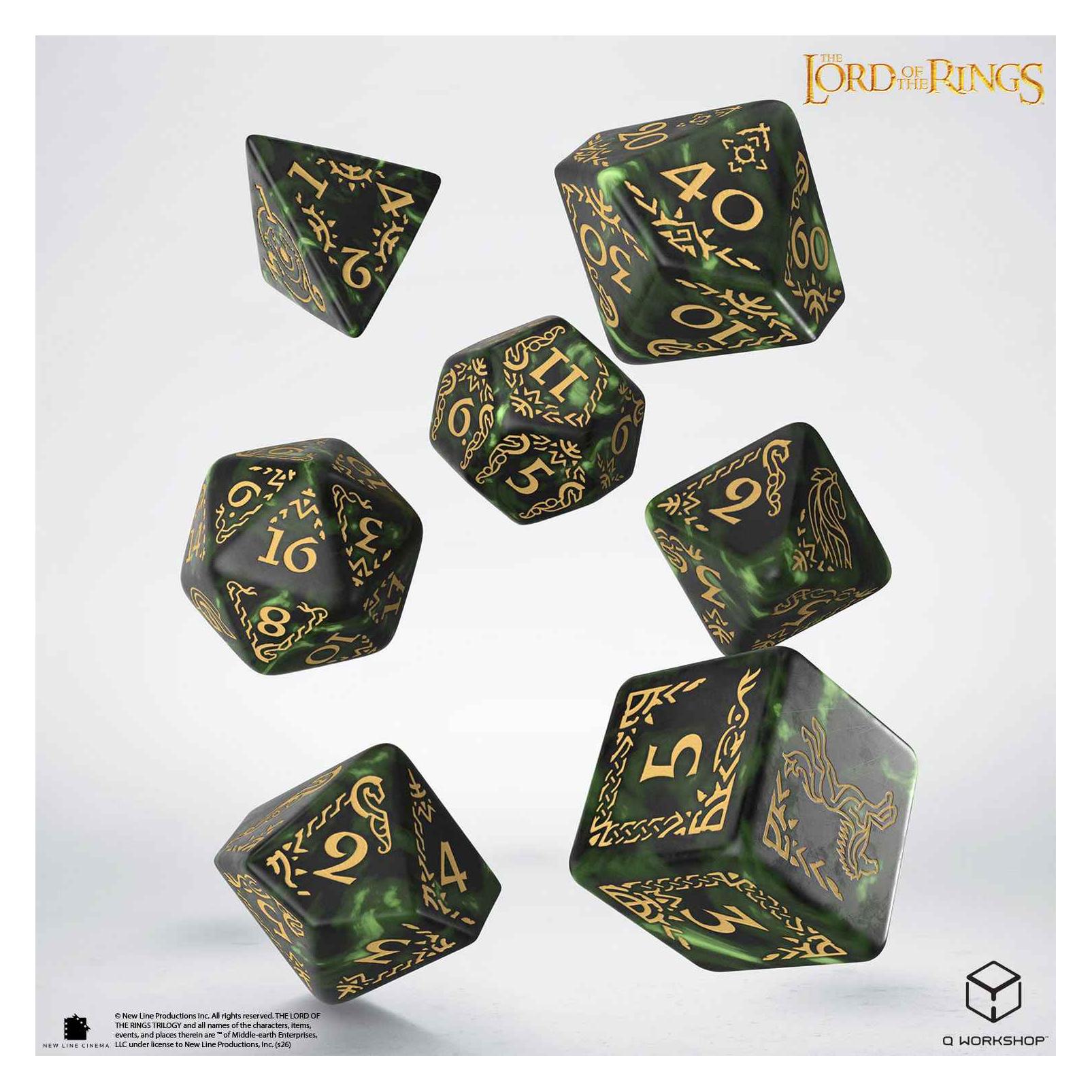 Q Workshop The Lord of the Rings: Rohan Dice Set (QWS49872)