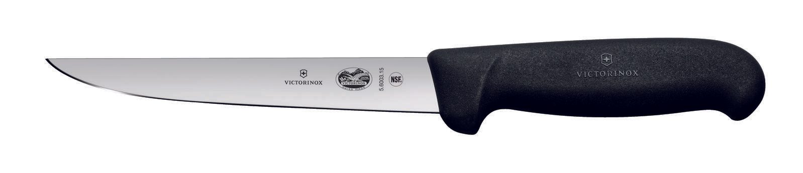 VICTORINOX Ausbeinmesser Fibrox silber, schwarz 5.6003.12