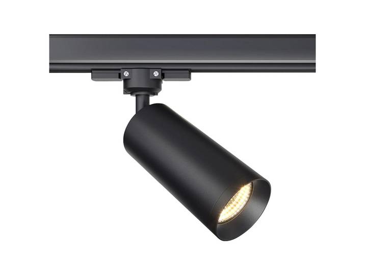 Maytoni Schienensystem-Strahler, Schwarz, Metall, zylindrisch, 6x21x13 cm, CE, verstellbare Spotlights, Lampen & Leuchten, Innenbeleuchtung, Schienensystem